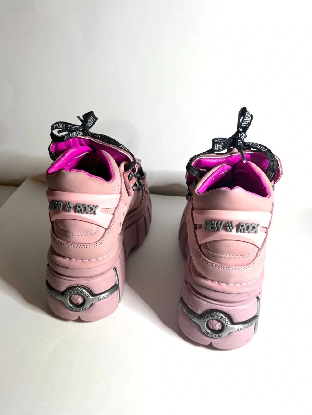 New Rock shoes x Evangelion Mari Makinami shoes